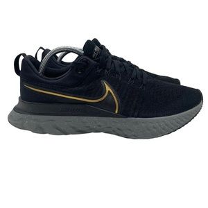 Nike React Infinity Run Flyknit 2 Men’s Size 11 CT2357-009 Sneaker Black